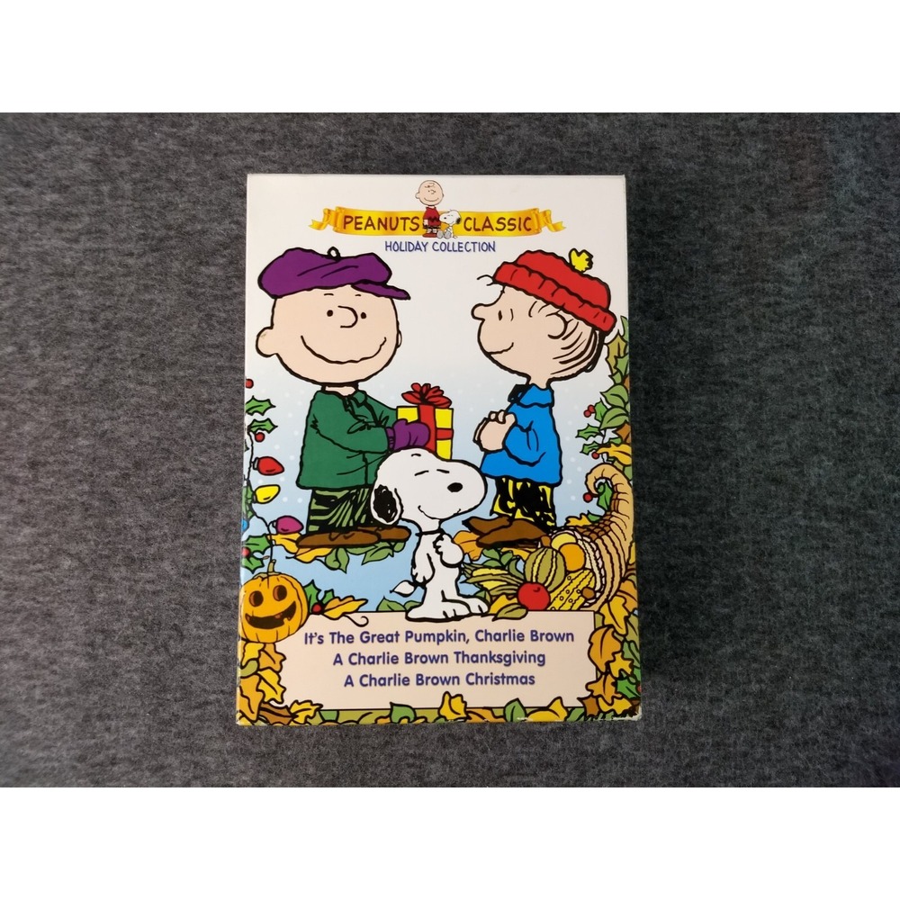 Peanuts Classic Holiday Collection DVD Boxed Set 3 Movies &‎ 3 Bonus Snoopy